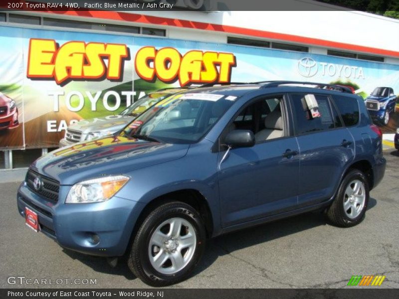 Pacific Blue Metallic / Ash Gray 2007 Toyota RAV4 4WD