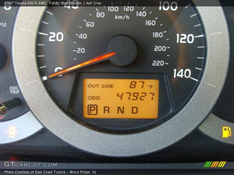 Pacific Blue Metallic / Ash Gray 2007 Toyota RAV4 4WD