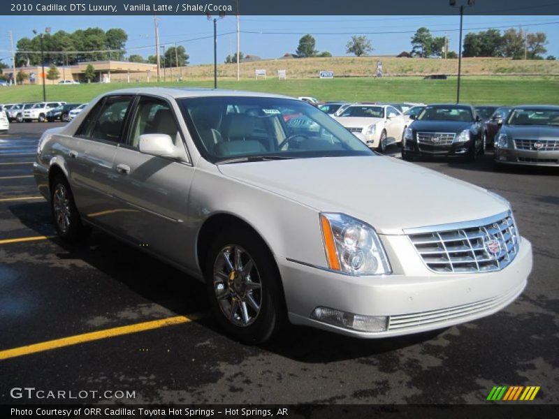 Vanilla Latte / Shale/Cocoa 2010 Cadillac DTS Luxury