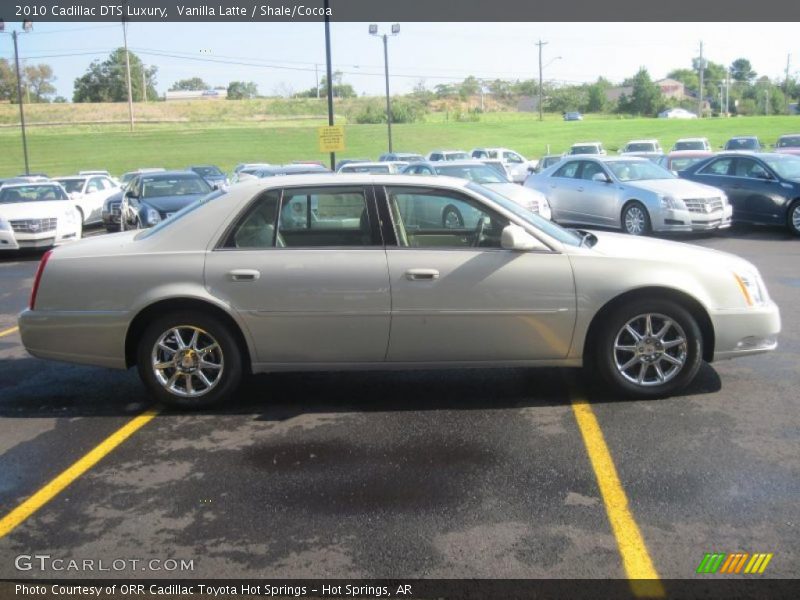 Vanilla Latte / Shale/Cocoa 2010 Cadillac DTS Luxury