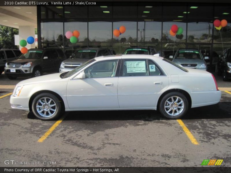 Vanilla Latte / Shale/Cocoa 2010 Cadillac DTS Luxury