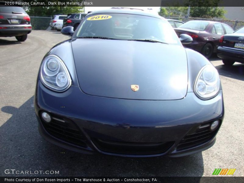 Dark Blue Metallic / Black 2010 Porsche Cayman