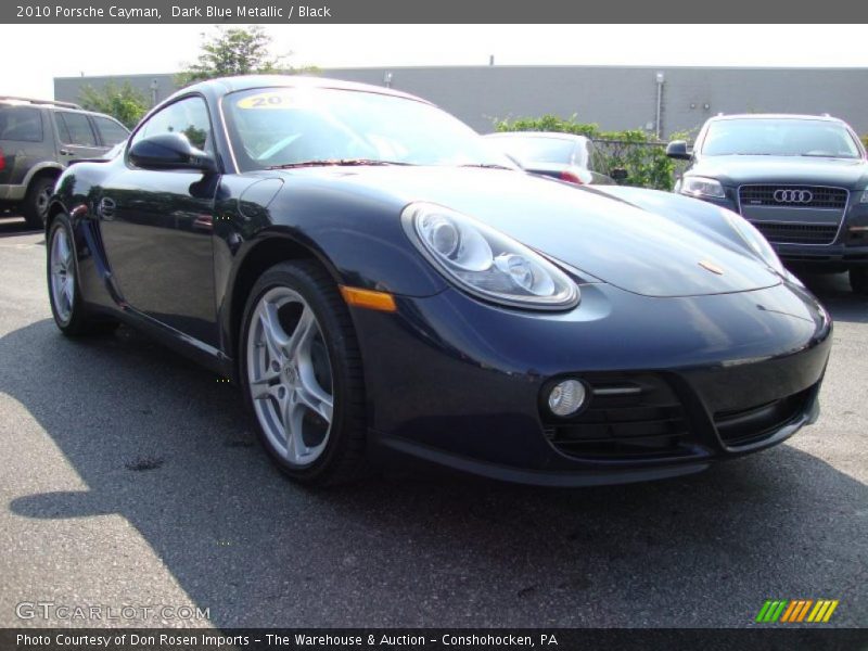 Dark Blue Metallic / Black 2010 Porsche Cayman