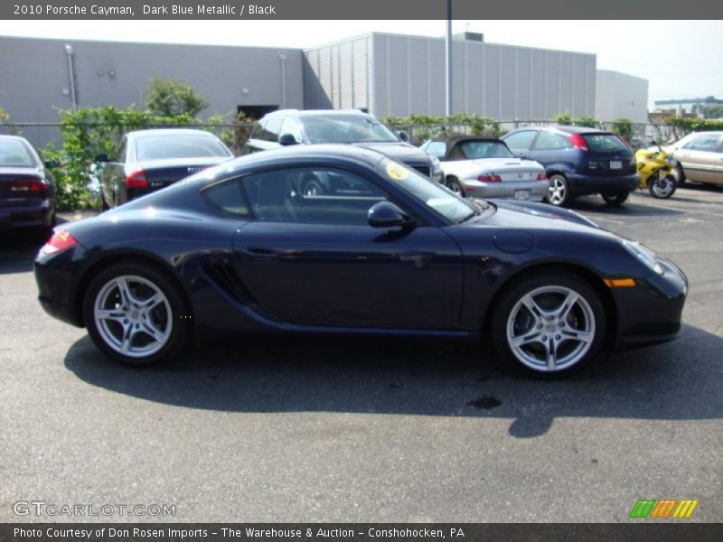 Dark Blue Metallic / Black 2010 Porsche Cayman