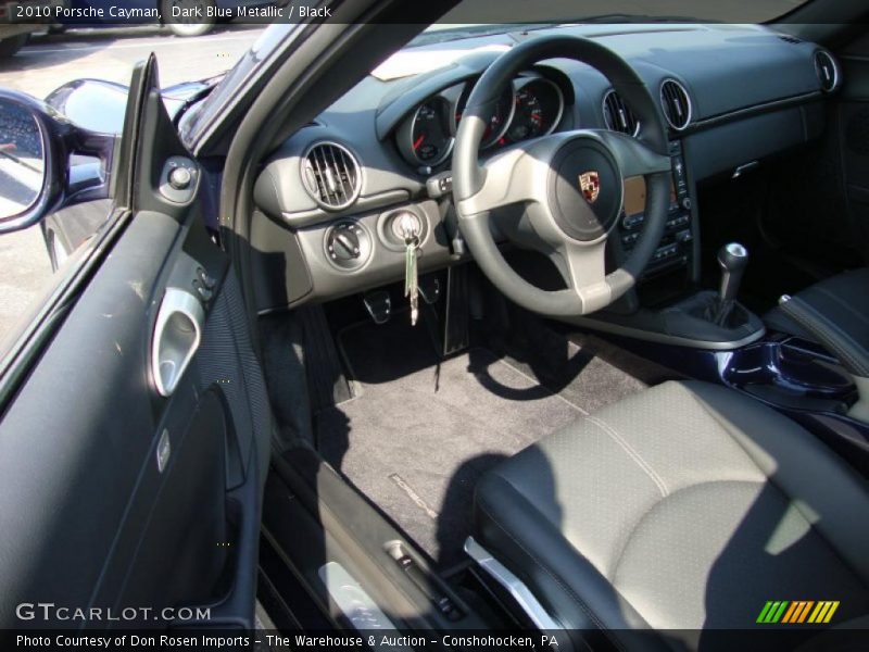 Dark Blue Metallic / Black 2010 Porsche Cayman