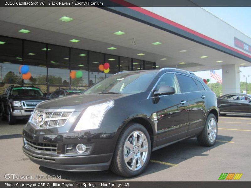Black Raven / Ebony/Titanium 2010 Cadillac SRX V6