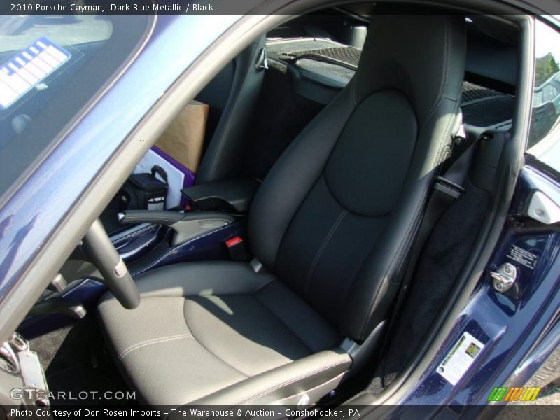 Dark Blue Metallic / Black 2010 Porsche Cayman