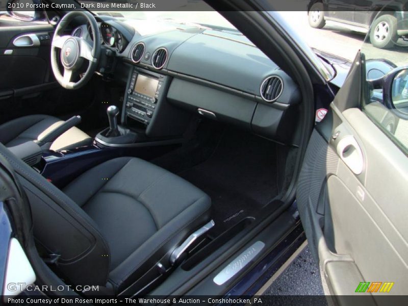 Dark Blue Metallic / Black 2010 Porsche Cayman