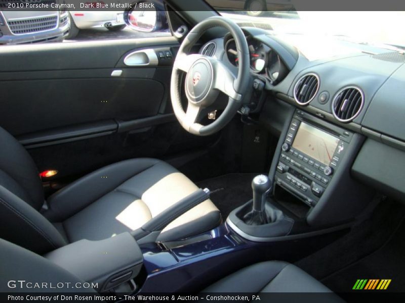 Dark Blue Metallic / Black 2010 Porsche Cayman