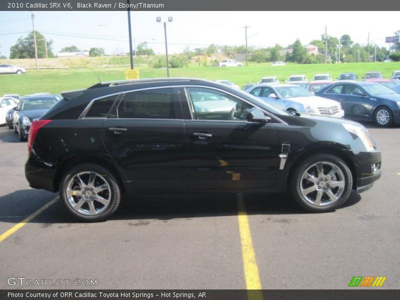 Black Raven / Ebony/Titanium 2010 Cadillac SRX V6
