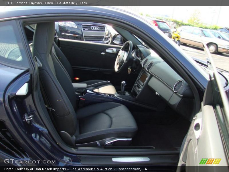 Dark Blue Metallic / Black 2010 Porsche Cayman