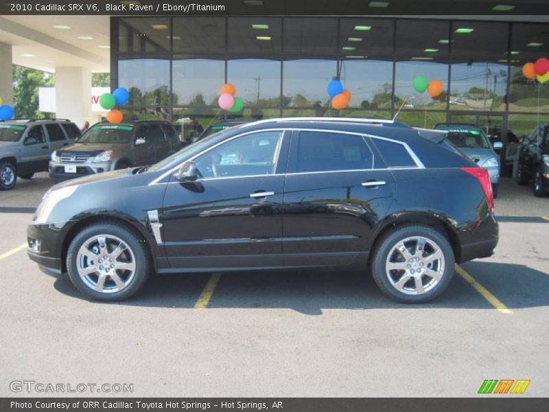 Black Raven / Ebony/Titanium 2010 Cadillac SRX V6