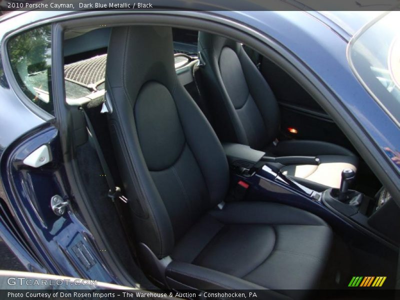 Dark Blue Metallic / Black 2010 Porsche Cayman