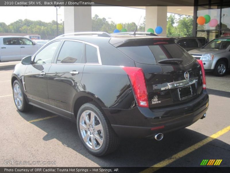 Black Raven / Ebony/Titanium 2010 Cadillac SRX V6