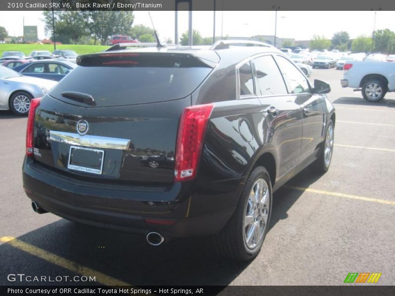Black Raven / Ebony/Titanium 2010 Cadillac SRX V6