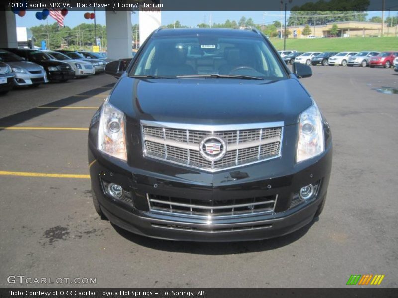 Black Raven / Ebony/Titanium 2010 Cadillac SRX V6