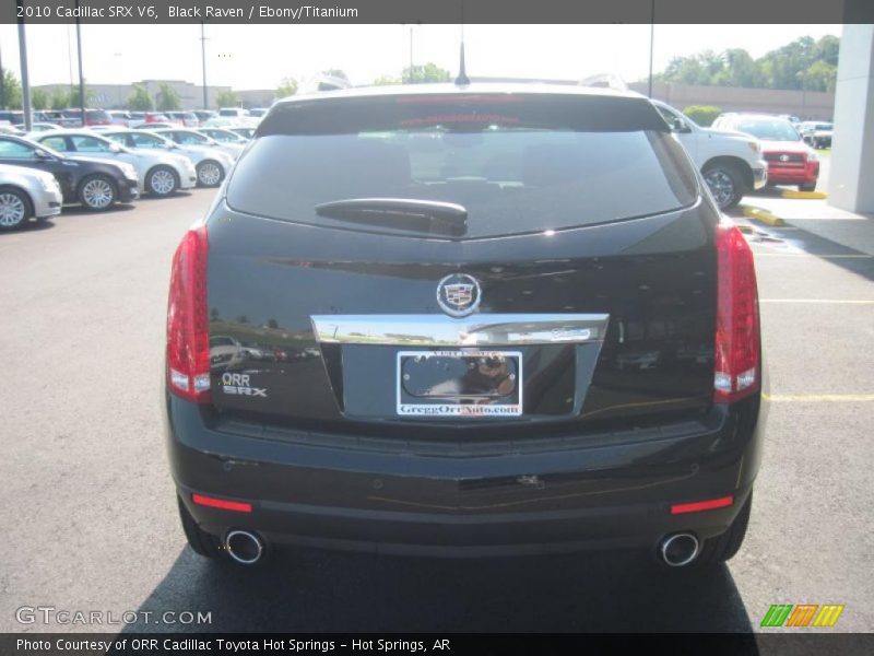 Black Raven / Ebony/Titanium 2010 Cadillac SRX V6
