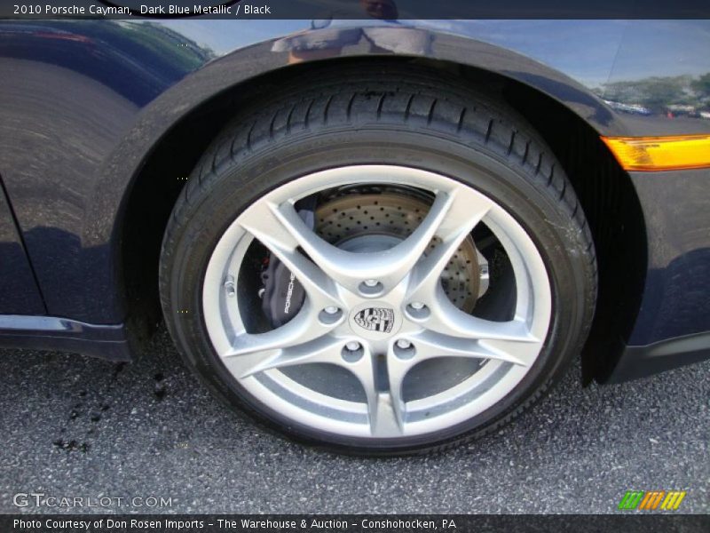 Dark Blue Metallic / Black 2010 Porsche Cayman