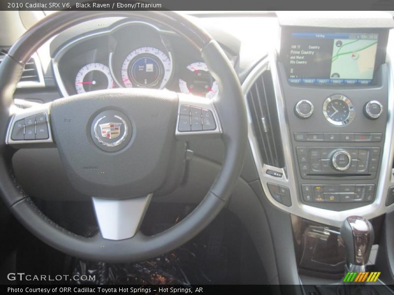 Black Raven / Ebony/Titanium 2010 Cadillac SRX V6