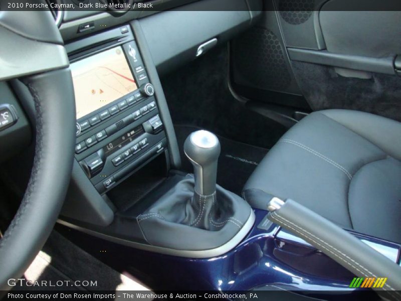 Dark Blue Metallic / Black 2010 Porsche Cayman