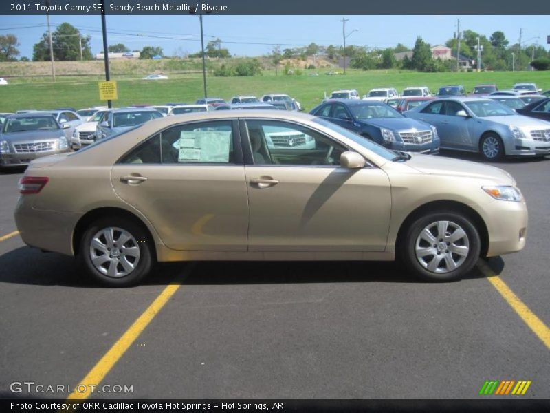 Sandy Beach Metallic / Bisque 2011 Toyota Camry SE