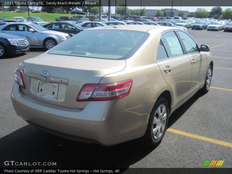 Sandy Beach Metallic / Bisque 2011 Toyota Camry SE
