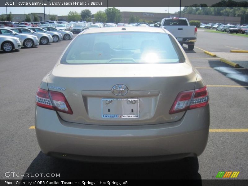Sandy Beach Metallic / Bisque 2011 Toyota Camry SE
