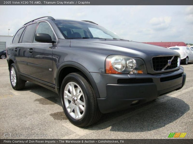 Titanium Gray Metallic / Graphite 2005 Volvo XC90 T6 AWD