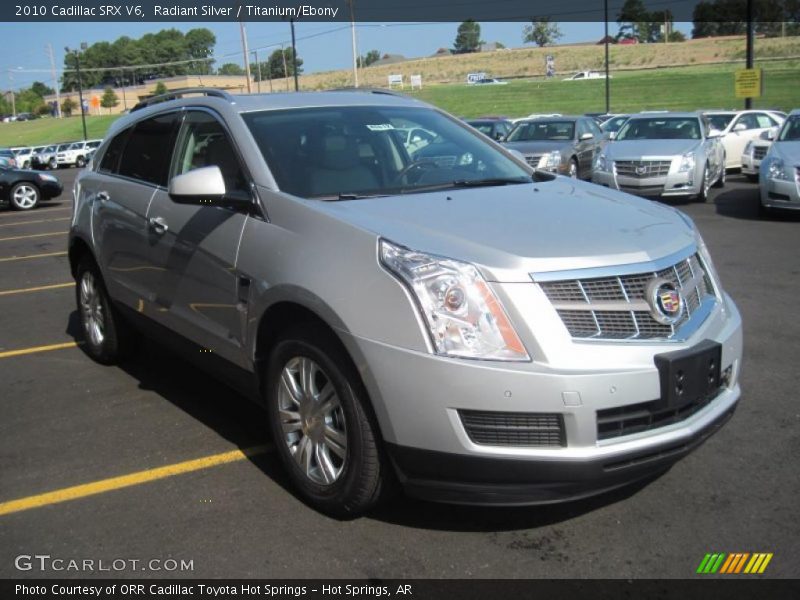 Radiant Silver / Titanium/Ebony 2010 Cadillac SRX V6