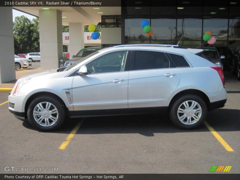 Radiant Silver / Titanium/Ebony 2010 Cadillac SRX V6