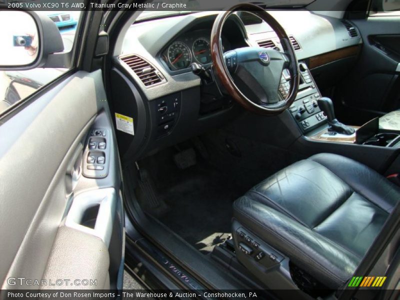 Titanium Gray Metallic / Graphite 2005 Volvo XC90 T6 AWD
