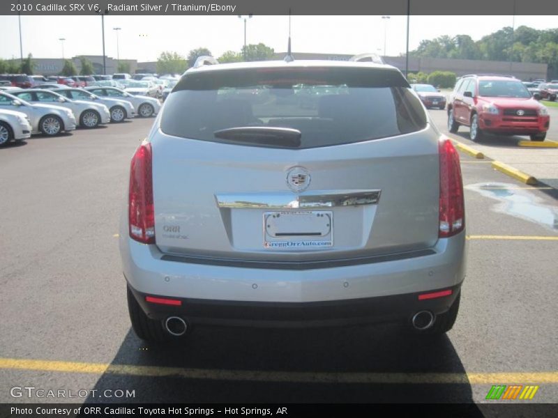 Radiant Silver / Titanium/Ebony 2010 Cadillac SRX V6