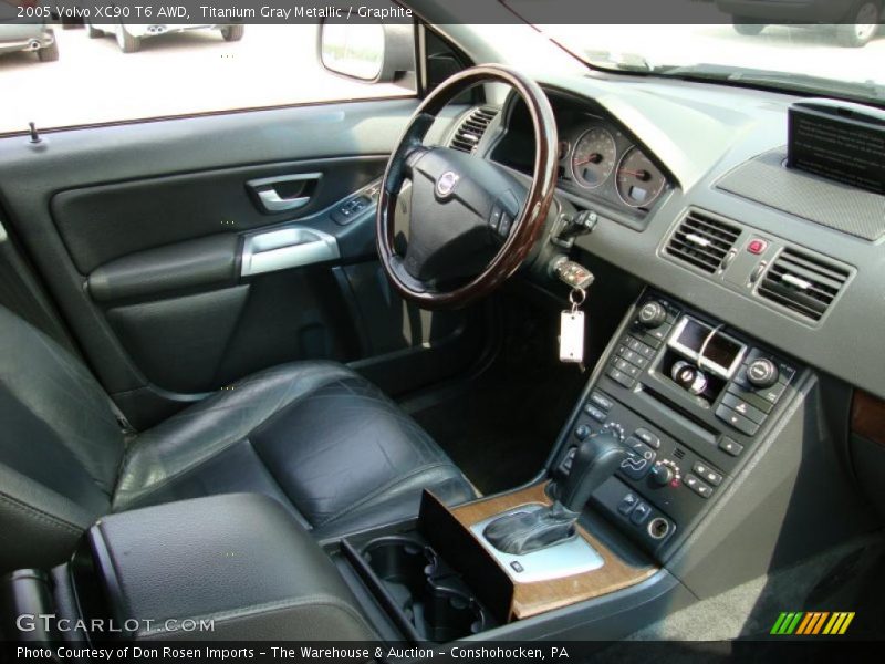 Titanium Gray Metallic / Graphite 2005 Volvo XC90 T6 AWD