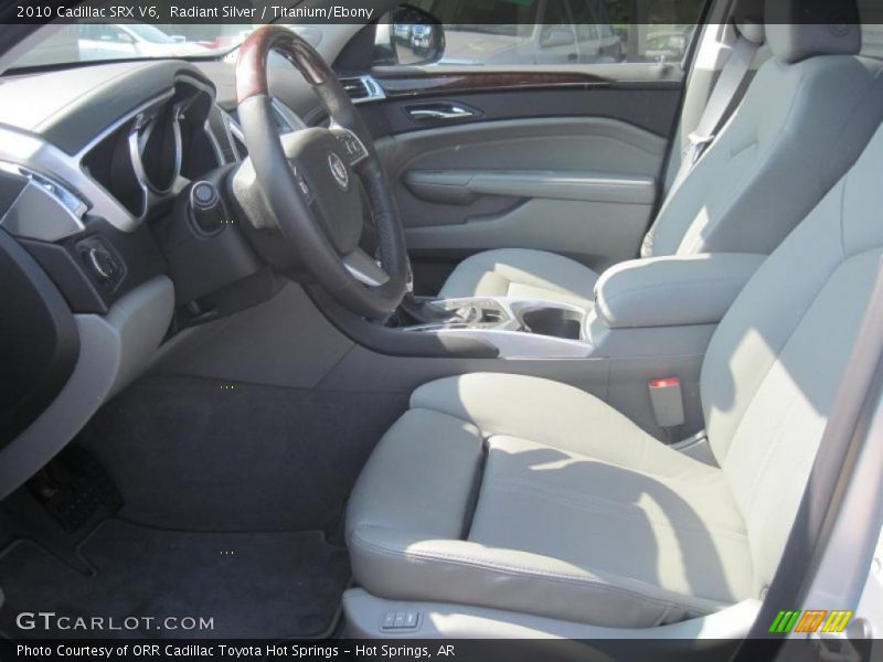 Radiant Silver / Titanium/Ebony 2010 Cadillac SRX V6