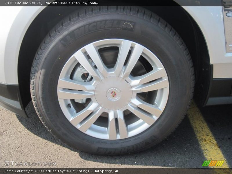 Radiant Silver / Titanium/Ebony 2010 Cadillac SRX V6