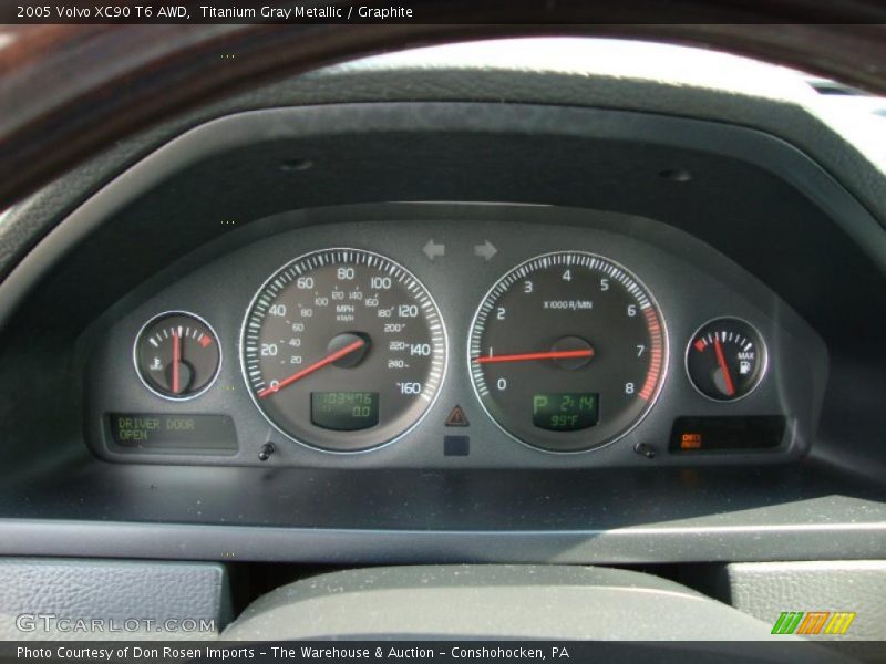 Titanium Gray Metallic / Graphite 2005 Volvo XC90 T6 AWD