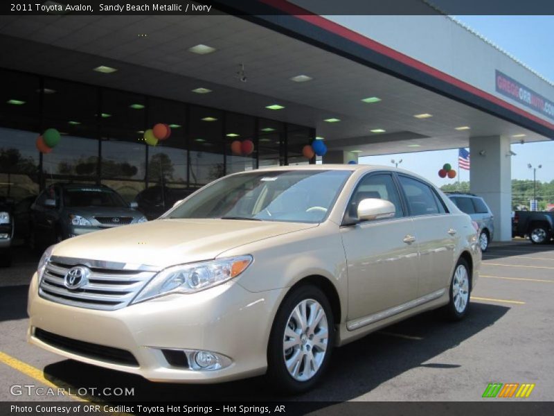 Sandy Beach Metallic / Ivory 2011 Toyota Avalon