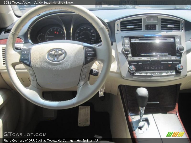 Sandy Beach Metallic / Ivory 2011 Toyota Avalon