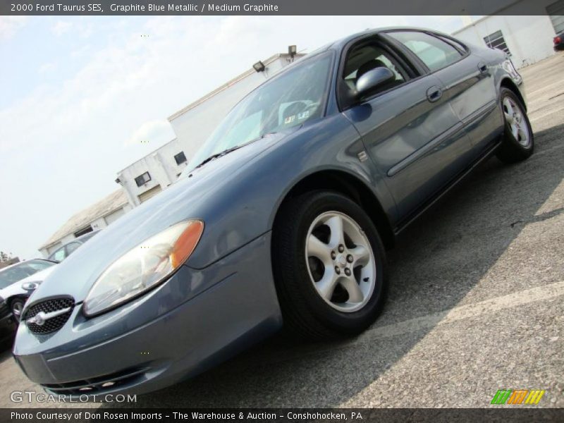 Graphite Blue Metallic / Medium Graphite 2000 Ford Taurus SES