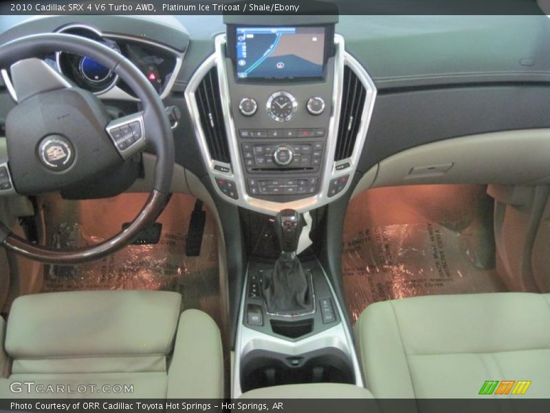 Platinum Ice Tricoat / Shale/Ebony 2010 Cadillac SRX 4 V6 Turbo AWD