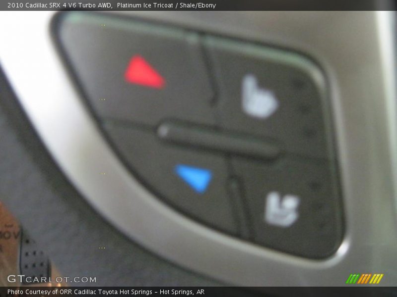 Platinum Ice Tricoat / Shale/Ebony 2010 Cadillac SRX 4 V6 Turbo AWD
