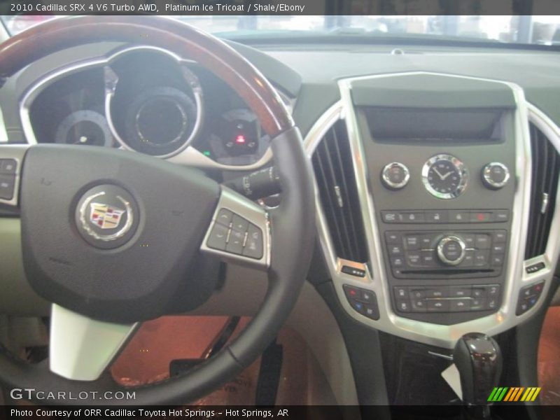 Platinum Ice Tricoat / Shale/Ebony 2010 Cadillac SRX 4 V6 Turbo AWD