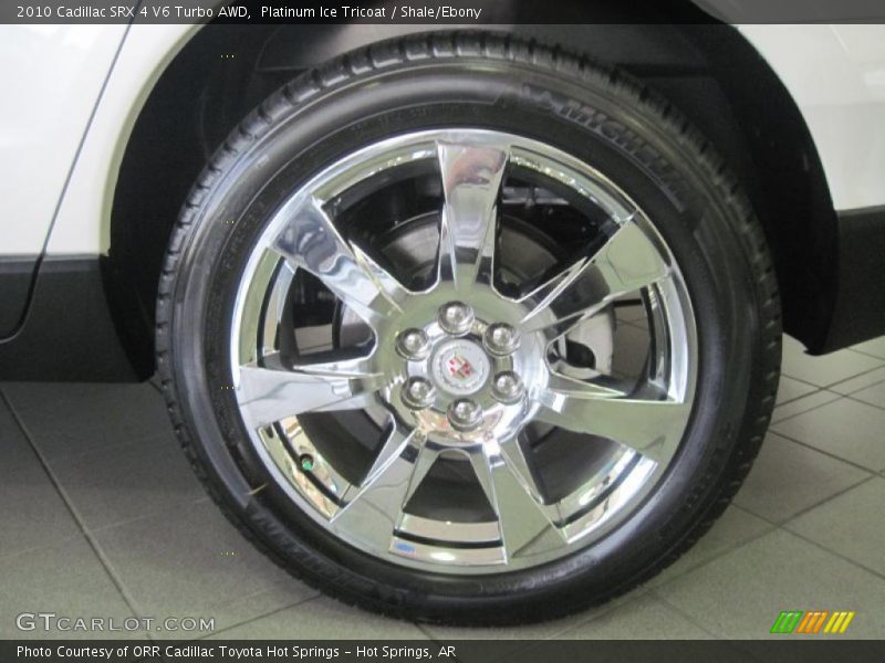 Platinum Ice Tricoat / Shale/Ebony 2010 Cadillac SRX 4 V6 Turbo AWD