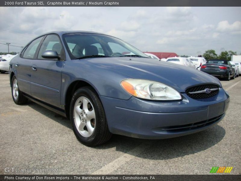Graphite Blue Metallic / Medium Graphite 2000 Ford Taurus SES