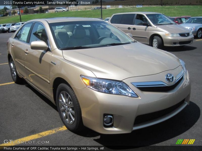 Sandy Beach Metallic / Bisque 2011 Toyota Camry Hybrid