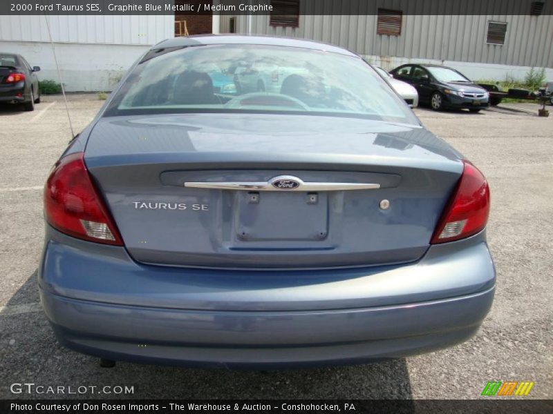 Graphite Blue Metallic / Medium Graphite 2000 Ford Taurus SES