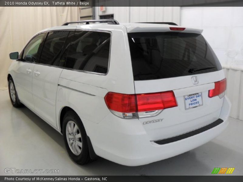 Taffeta White / Beige 2010 Honda Odyssey EX