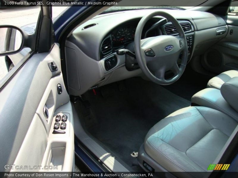 Graphite Blue Metallic / Medium Graphite 2000 Ford Taurus SES