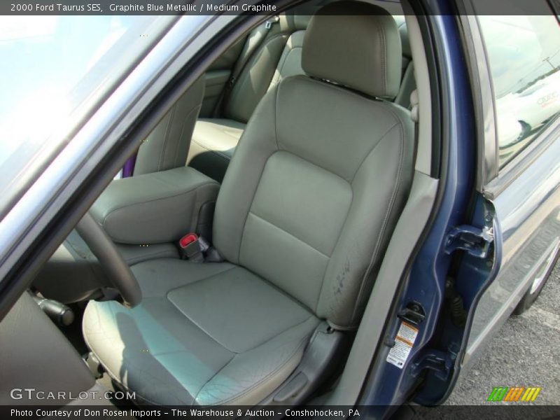 Graphite Blue Metallic / Medium Graphite 2000 Ford Taurus SES