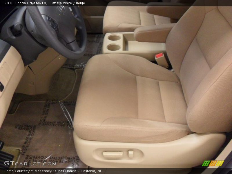 Taffeta White / Beige 2010 Honda Odyssey EX